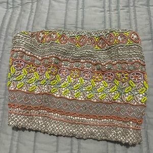 Alice and Olivia beaded crop top - 0